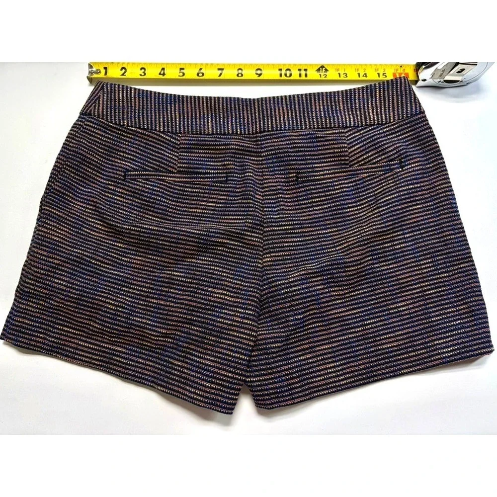 LOFT Riviera Shorts Size 6 NWT Textured‎ Multicolor Tailored
